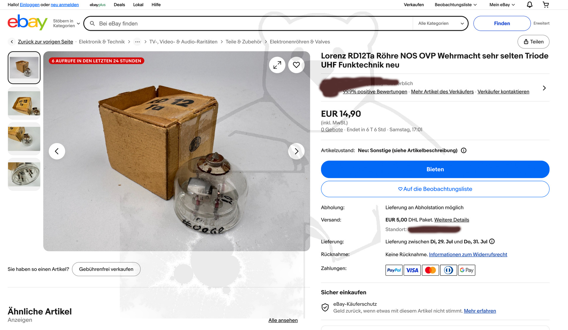Die RD12Ta von Lorenz bei eBay